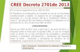 CREE Decreto 2701de 2013