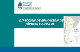 DIRECCIÓN DE EDUCACIÓN DE JÓVENES Y ADULTOS