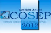 Gestión Anual CO S EP 2012
