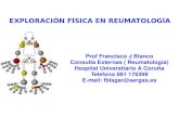 Prof  Francisco J Blanco Consulta Externas (  Reumatologia ) Hospital Universitario A Coruña