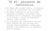 TG #1: presente de infinitivo