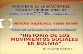 MINISTERIO DE EDUCACION DEL ESTADO PLURINACIONAL DE BOLIVIA
