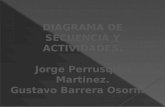 DIAGRAMA DE SECUENCIA Y ACTIVIDADES. Jorge  Perrusquia Martinez . Gustavo Barrera  Osornio .