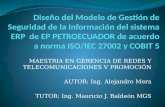 MAESTRIA EN GERENCIA DE REDES Y TELECOMUNICACIONES V PROMOCIÓN AUTOR: Ing. Alejandro Mera