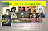 ¿Qué es el humanismo?