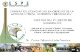 CARRERA DE LICENCIATURA EN CIENCIAS DE LA ACTIVIDAD FÍSICA, DEPORTES Y RECREACIÓN.