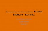 Recuperación de áreas urbanas:  Puerto Madero y Rosario .