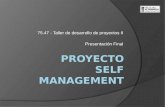 Proyecto Self  Management