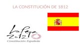 LA CONSTITUCIÓN DE 1812