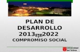 PLAN DE DESARROLLO 2013 - 2022