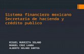 Sistema financiero mexicano  Secretaria de hacienda y crédito publico
