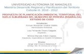 UNIVERSIDAD AUTÓNOMA DE MANIZALES  Maestría Desarrollo Regional y Planificación del Territorio