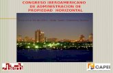CONGRESO IBEROAMERICANO   DE ADMINISTRACION DE PROPIEDAD  HORIZONTAL