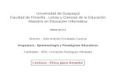 Universidad de Guayaquil Facultad de Filosofía , Letras y Ciencias de la Educación