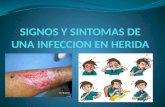 SIGNOS Y SINTOMAS DE UNA INFECCION EN HERIDA