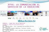 RTVA: LA COMUNICACIÓN AL SERVICIO DE LA EDUCACIÓN