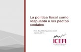 La política fiscal como respuesta a los pactos sociales