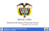 Ministerio de Salud y Protección Social                                 República de Colombia