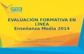 EVALUACIÓN FORMATIVA EN LÍNEA Enseñanza  Media 2014