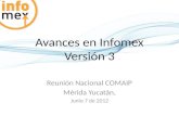 Avances en Infomex Versión 3