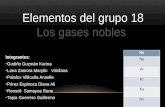 Elementos del grupo 18 Los gases nobles