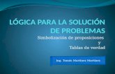LÓGICA PARA LA SOLUCIÓN DE PROBLEMAS