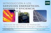 INTRODUCCIÓN A LOS SERVICIOS ENERGETICOS. AHORRO Y EFICIENCIA ENERGÉTICA