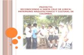 PROYECTO: RECONOCIENDO A SANTA CRUZ DE LORICA: PATRIMONIO ARQUITECTONICO Y CULTURAL DE COLOMBIA.