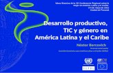 Desarrollo productivo,  TIC y género en  América Latina y el Caribe