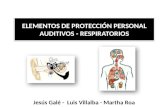 ELEMENTOS DE PROTECCIÓN PERSONAL AUDITIVOS - RESPIRATORIOS