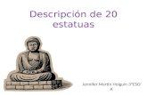 Descripción de 20 estatuas