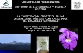 Universidad Veracruzana INSTITUTO DE BIOTECNOLOGÍA Y ECOLOGÍA APLICADA
