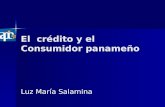 El  crédito y el Consumidor panameño
