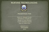 NUEVAS  TECNOLOGÍAS  PRESENTADO  POR: Oscar  D. Arango  Pinzón . Jonnatan  D. Giraldo G.