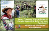 Caso: Proyecto “Promoviendo el Manejo Sostenible de la Tierra en Apurímac”