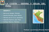 LA COSTA , SIERRA Y SELVA DEL PERU