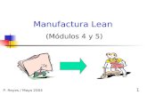 Manufactura Lean  (Módulos 4 y 5)