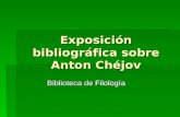 Exposición bibliográfica sobre Anton Chéjov