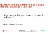 Ajuntament de Barberà del Vallès Barberà, Empresa i Societat