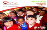 Memoria Institucional de Fe y Alegría Ecuador 2011 - 2012