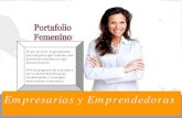 Portafolio Femenino en castellano