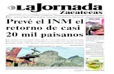 La Jornada Zacatecas, Domingo 11 de Diciembre del 2011
