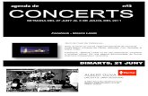 Agenda Concerts nº3