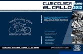 Anuario 2012 - Club Ciclista El Gallo
