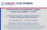 Programa de energía limpia para Colombia