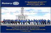Club Rotario Santiago Monumental, Boletín Abril 2014
