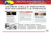 Así informó la Prensa Javier Valle-Riestra