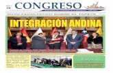 Semanario Congreso - Edición N° 6 - Integración Andina