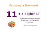 ESTRATEGIA 11+5 PREESCOLAR (2012-13)