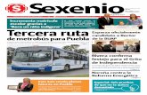 Tercera ruta de metrobús para Puebla